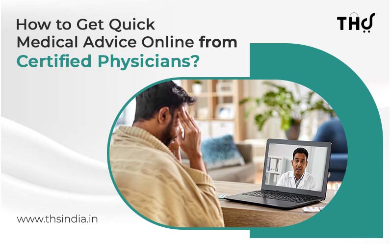 Patient getting quick online medical advice from a certified doctor via video call